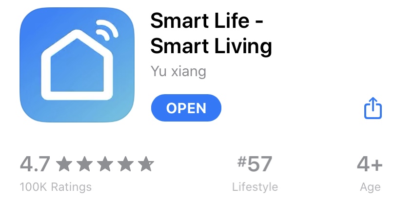Smart life mobile app